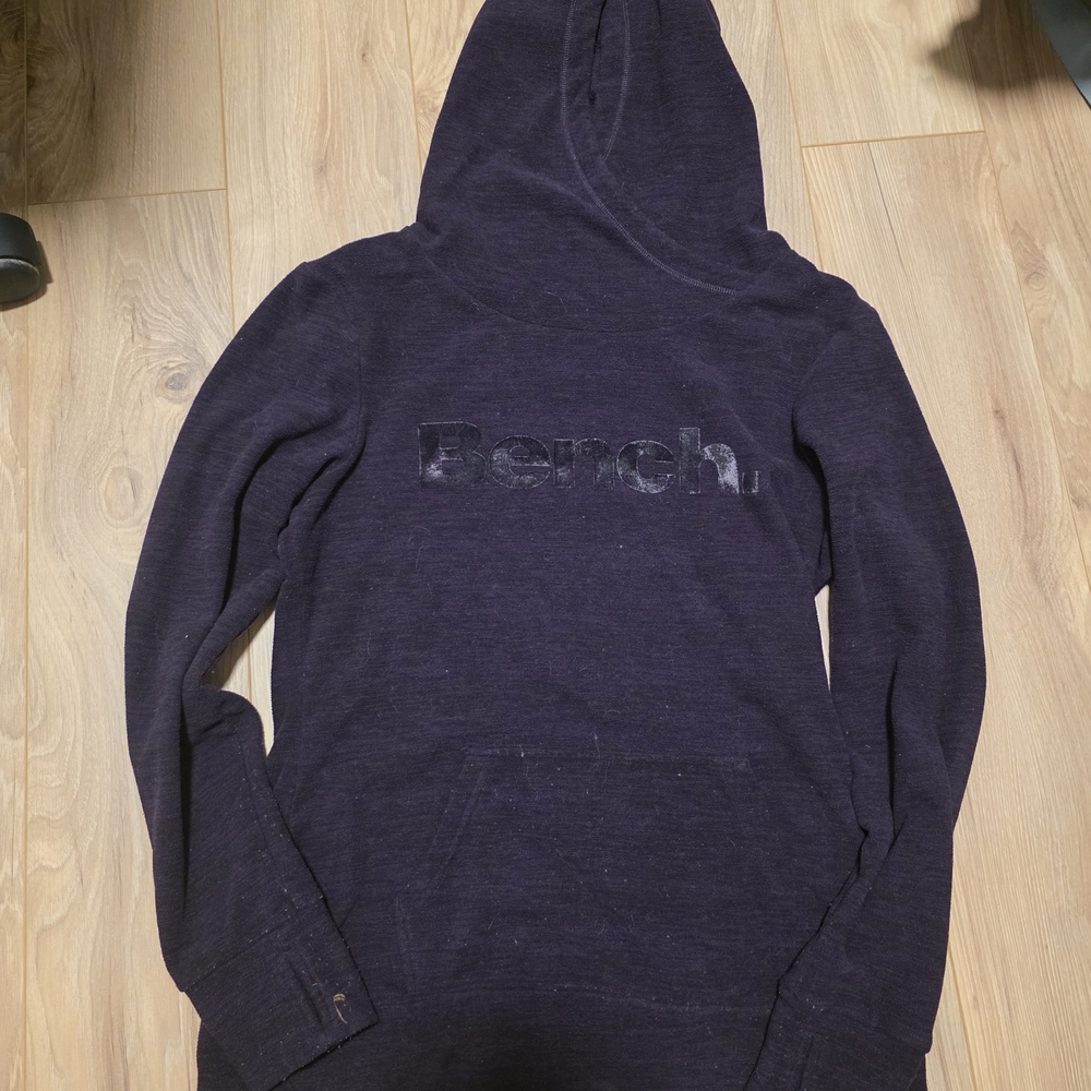 Bench Men's Dark Purple Hoodie Sweater